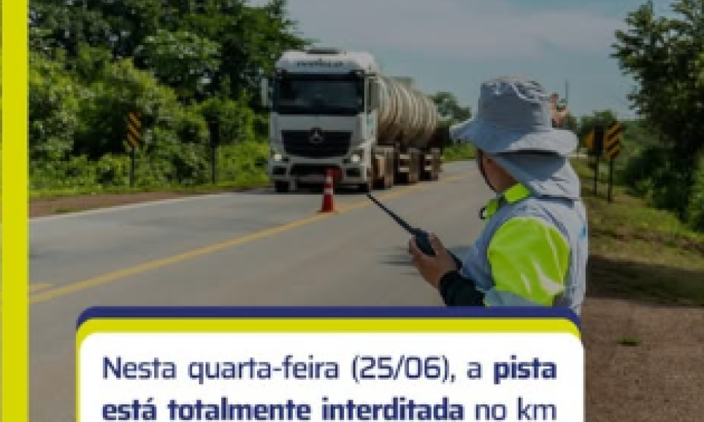 Pista Liberada: Carreta tomba e pega fogo na Rodovia dos Imigrantes em Cuiabá