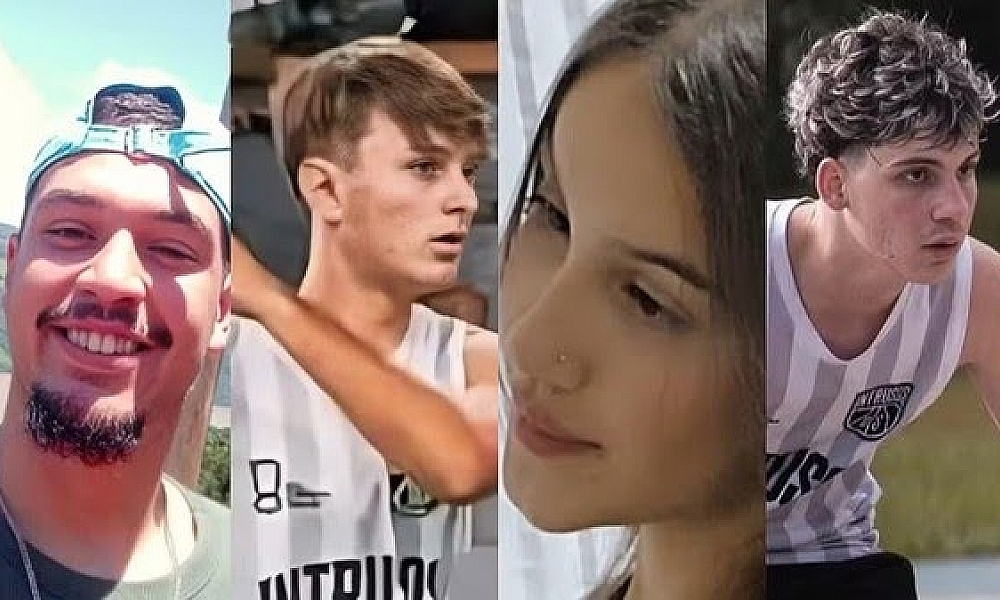 Quatro jovens atletas de basquete morrem em acidente de carro em Santa Catarina