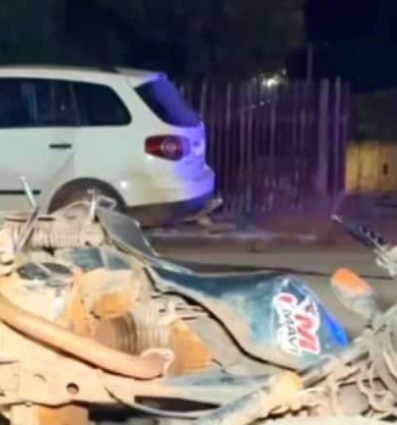 Motociclista morre após colisão com carro em cruzamento no bairro Altos da Glória, em Sinop