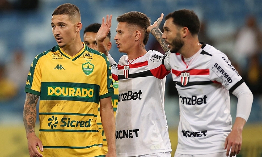 Cuiabá sofre nova derrota para o Botafogo-SP e chega ao terceiro revés consecutivo na Série B 