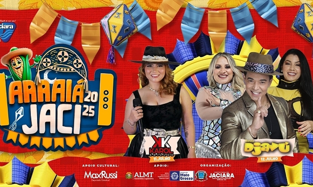  Jaciara entra no clima da festa com o Arraiá Jaci 2025!