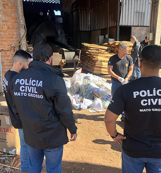 Polícia Civil incinera 200 quilos de drogas apreendidas em 2024 e 2025 em Sinop