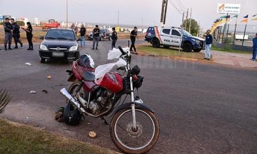 Idoso de 68 anos morre em acidente entre carro e moto em MT