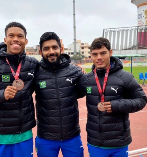 Atletas de Mato Grosso conquistam medalhas de prata em sul-americano de atletismo
