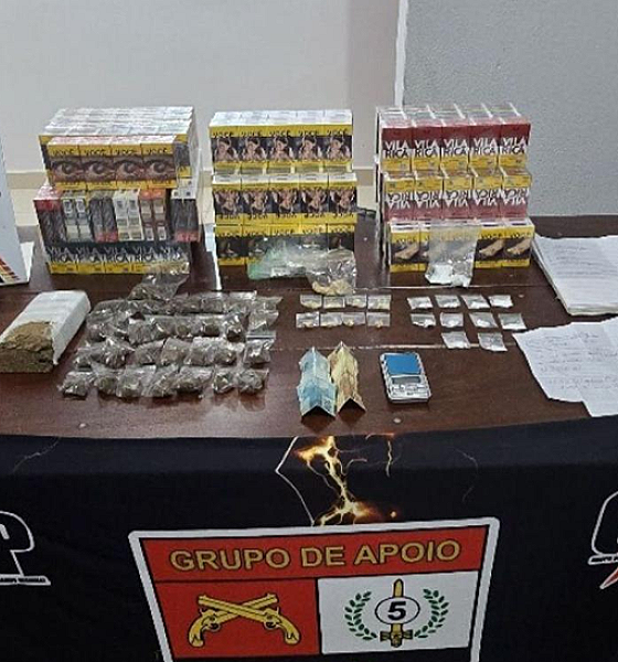 Mulher é presa por tráfico, contrabando e abandono de incapaz em Araguaiana