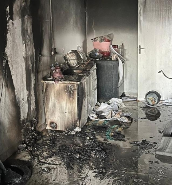 Corpo de Bombeiros controla incêndio em residência em Sorriso