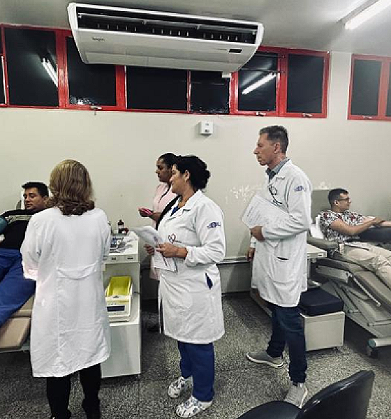 MT Hemocentro realiza capacitação em aférese para profissionais da saúde