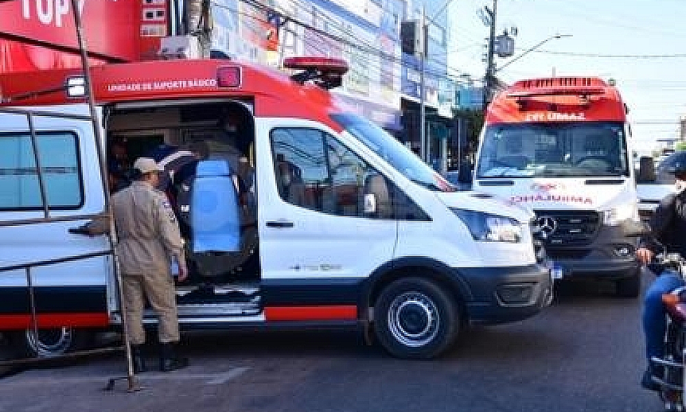 Trabalhador fica em estado grave após cair de altura de 5 metros
