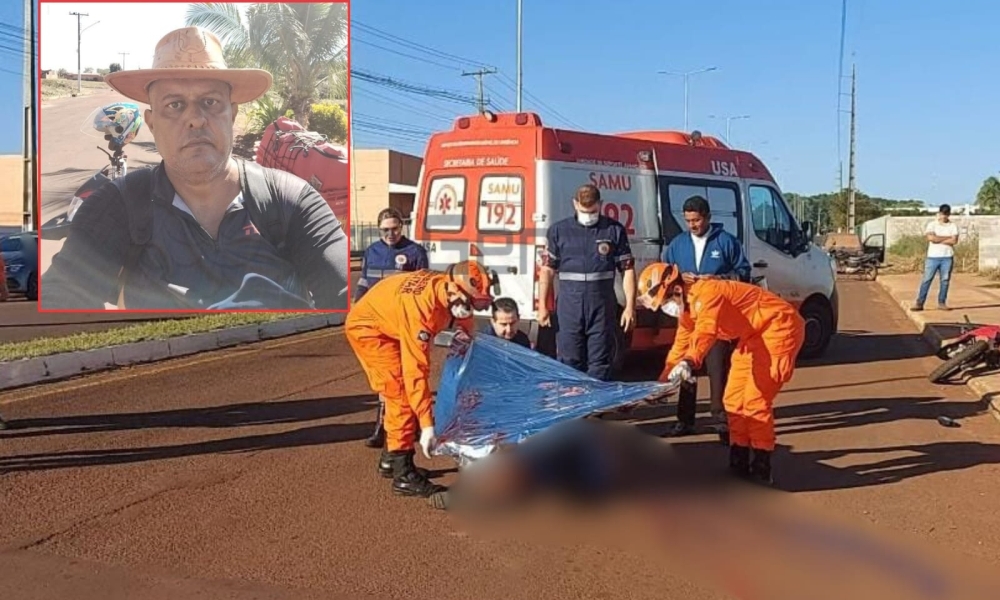 Motociclista morre após colisão contra poste em Tangará da Serra