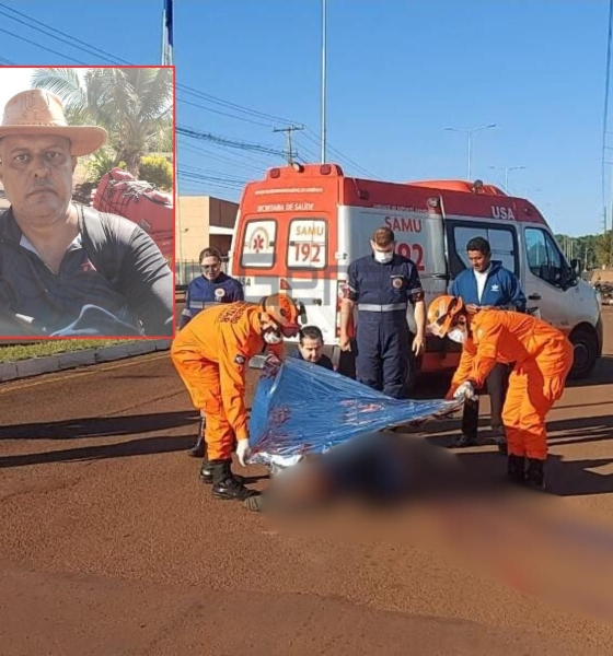 Motociclista morre após colisão contra poste em Tangará da Serra