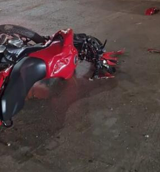 Jovem fica ferido após colisão entre Jeep e moto em Várzea Grande