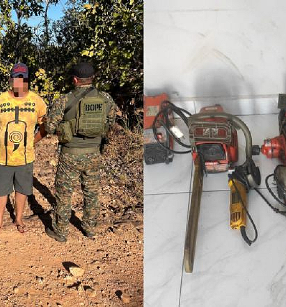 Suspeitos de furtar chácara são presos e objetos são recuperados em Acorizal