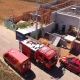 Corpo de Bombeiros resgata vtima em fossa sptica de aproximadamente 4,5 metros