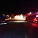 Corpo de Bombeiros socorre condutor aps carreta tombar na BR-158