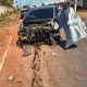 Acidente entre dois carros e uma moto deixa trs feridos em VG