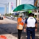 Avenida do CPA ter mudanas no trnsito com desativao de retornos para avano das obras do BRT