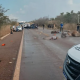 Motociclista morre em coliso com caminho aps desviar de bezerro na BR-158