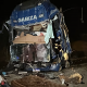 Coliso entre trs carretas deixa uma vtima fatal e outro ferido na BR-364 