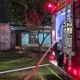 Corpo de Bombeiros controla princpio de incndio em biblioteca de continer