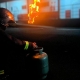 Bombeiros militares contm vazamento de gs de cozinha em residncia