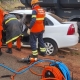 Corpo de Bombeiros realiza desencarceramento de corpos de vtimas aps acidente de trnsito em Alto Araguaia