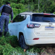Pol�cia recupera Jeep Compass furtado horas ap�s crime em �rea de mata em Sinop