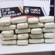 Homem  preso em flagrante pela PM transportando 20 tabletes de skank