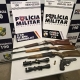 For�a T�tica prende suspeito de com�rcio ilegal de armas de fogo em Sorriso