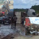 Impacto violento entre carretas e motos deixa um morto na BR-163, em Rondon�polis(V�deo)