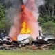 Aeronaves com drogas que teriam sa�do de MT s�o destru�das em opera��o na fronteira com o Peru