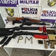 Pol�cia Militar apreende cinco armas de fogo e mais de 400 muni��es em Guiratinga