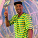 Humorista Baiano Naio Barreto, Ssia de Will Smith,  chamado ao palco pelo Astro no Rock in Rio e celebra o nascimento da filha