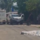 Homem morre aps passar mal e cair de moto de aplicativo em Cuiab