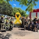 Corpo de Bombeiros realiza simulado de salvamento de acidente em praa e chama ateno para segurana no trnsito  