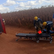 Motorista fica ferida aps carro capotar na zona rural de Lucas do Rio Verde