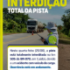 Pista Liberada: Carreta tomba e pega fogo na Rodovia dos Imigrantes em Cuiab