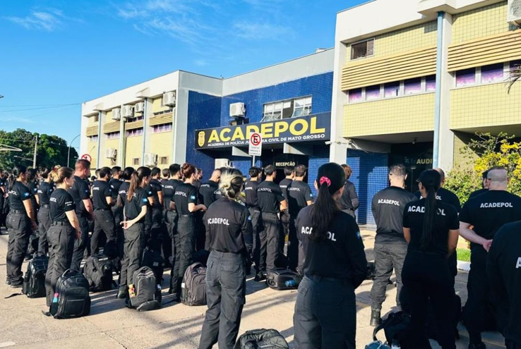 Policiais civis refor�am efetivo nas delegacias no interior do Estado