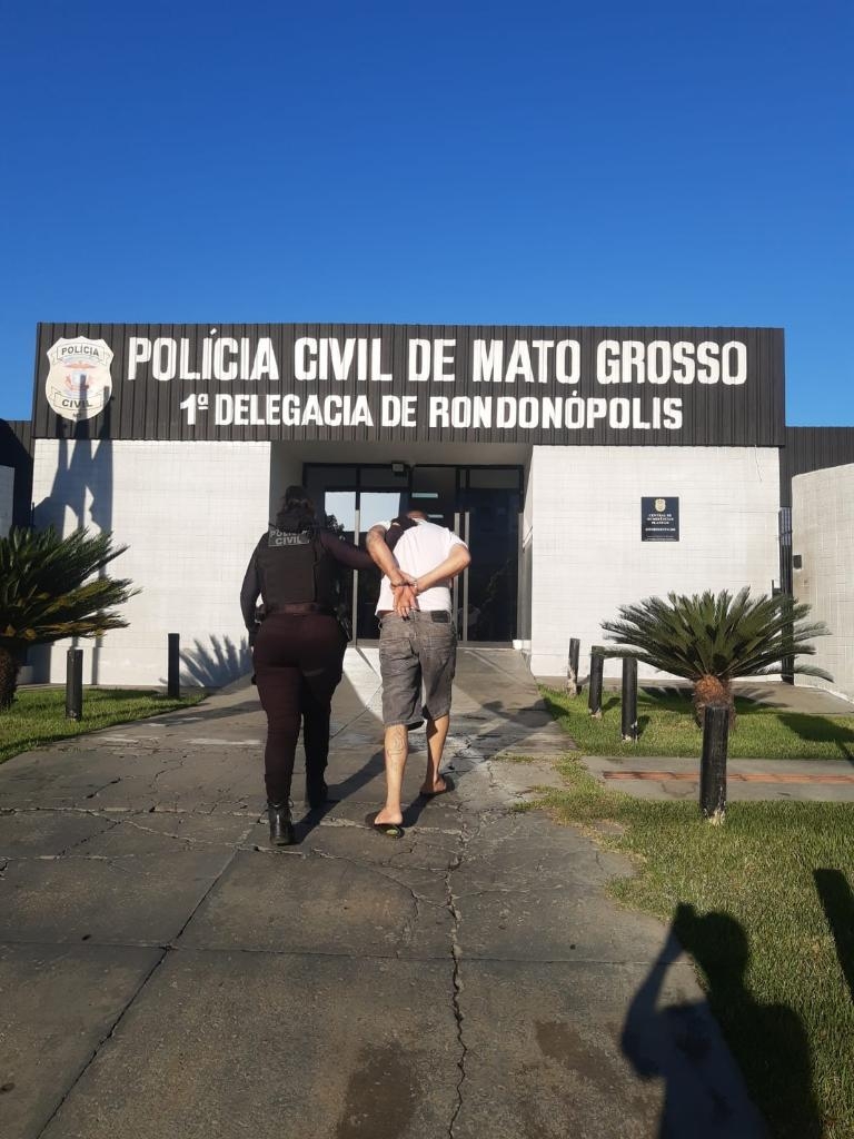 Homem condenado a quase 20 anos por roubo e recepta��o � preso pela Pol�cia Civil