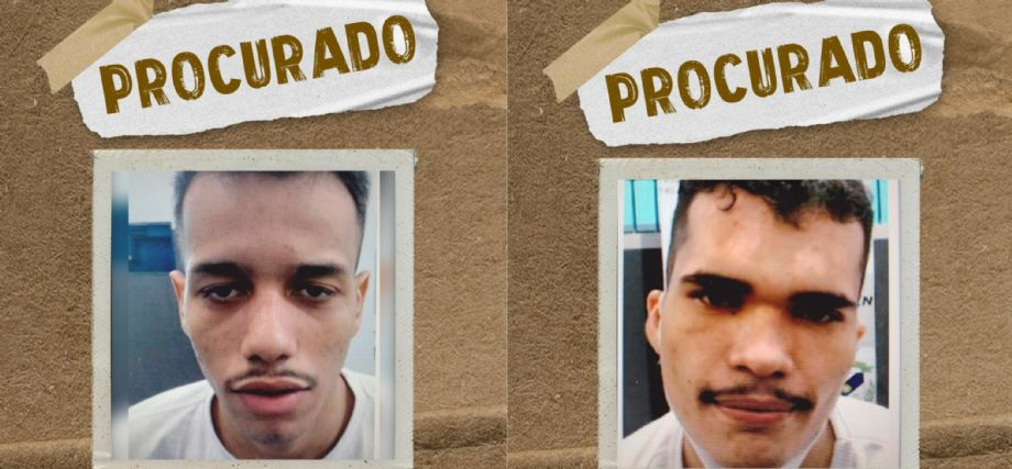 For�as de seguran�a mant�m buscas por dois detentos que fugiram da PCE em Cuiab�