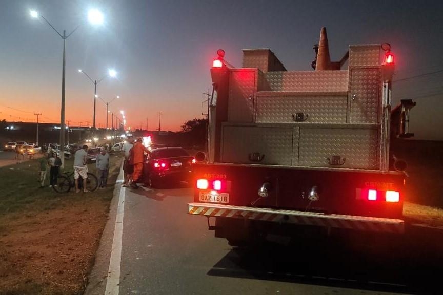 Acidente envolvendo quatro ve�culos deixa sete feridos no interior de MT