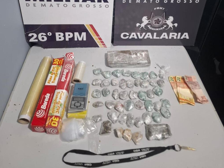 Dois faccionados s�o presos por tr�fico em Nova Mutum