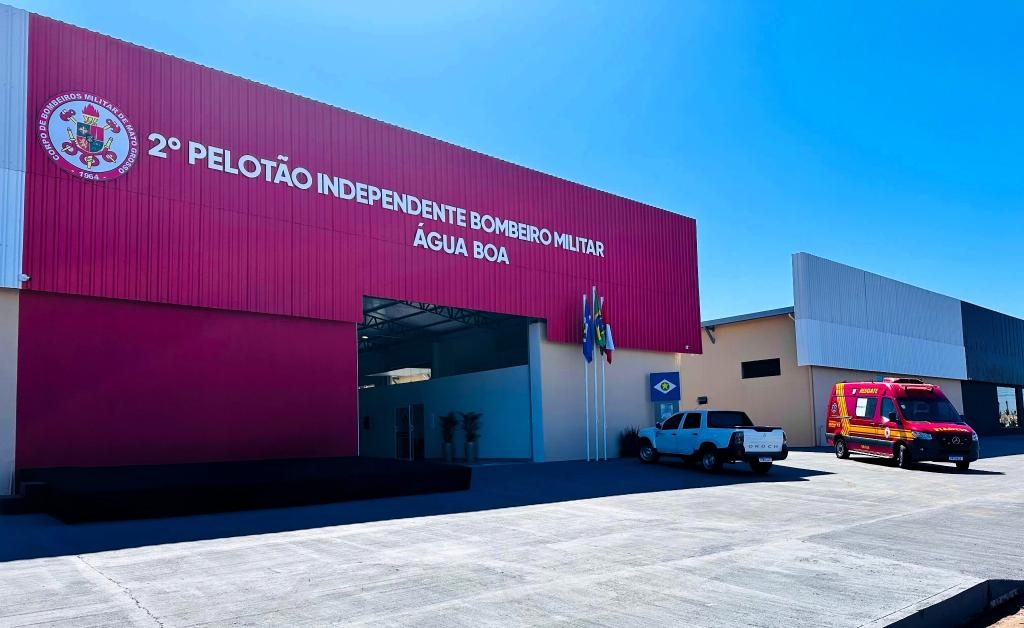 Corpo de Bombeiros inaugura nova unidade em �gua Boa nesta quarta-feira (16)