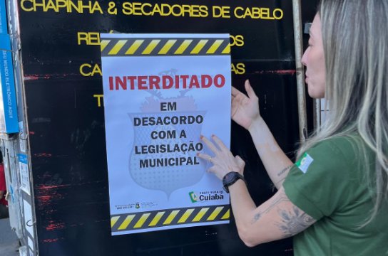 Empresa de eletr�nicos � fechada em Cuiab� durante opera��o contra lavagem de dinheiro