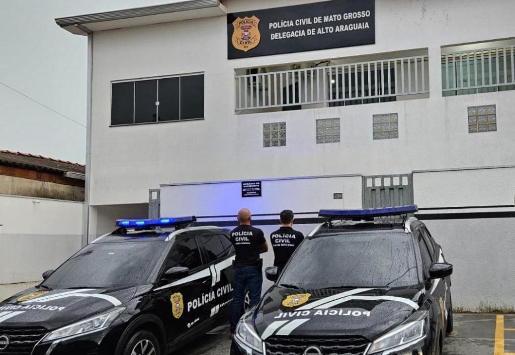 Pol�cia Civil cumpre mandado contra homem acusado de agredir companheira em Alto Araguaia