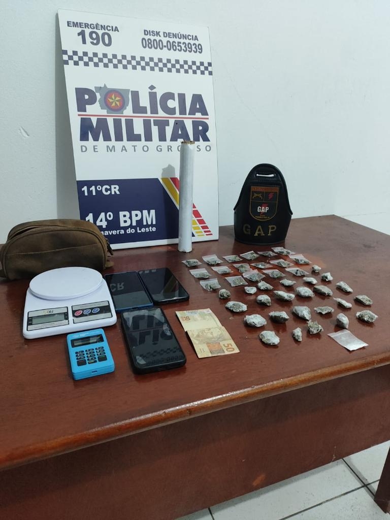 Trs faccionados so detidos em flagrante por trfico de drogas