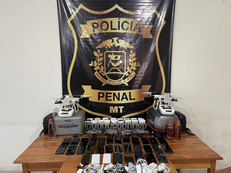 Apreenses de drones aumentam 866% na segunda maior penitenciria de MT 