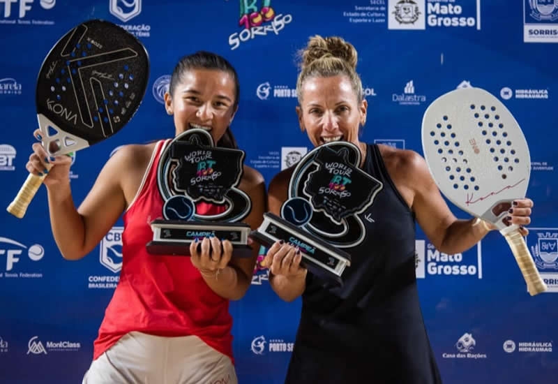 Abdanur e Mola formam dupla campe� no principal torneio de Beach Tennis em Sorriso 