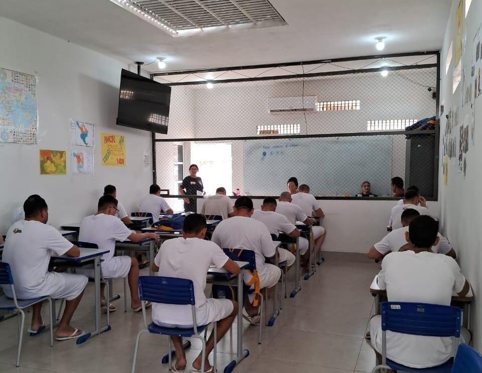 Sejus amplia em 13,5% n�mero de reeducandos inscritos no Exame Nacional de Educa��o de Jovens e Adultos