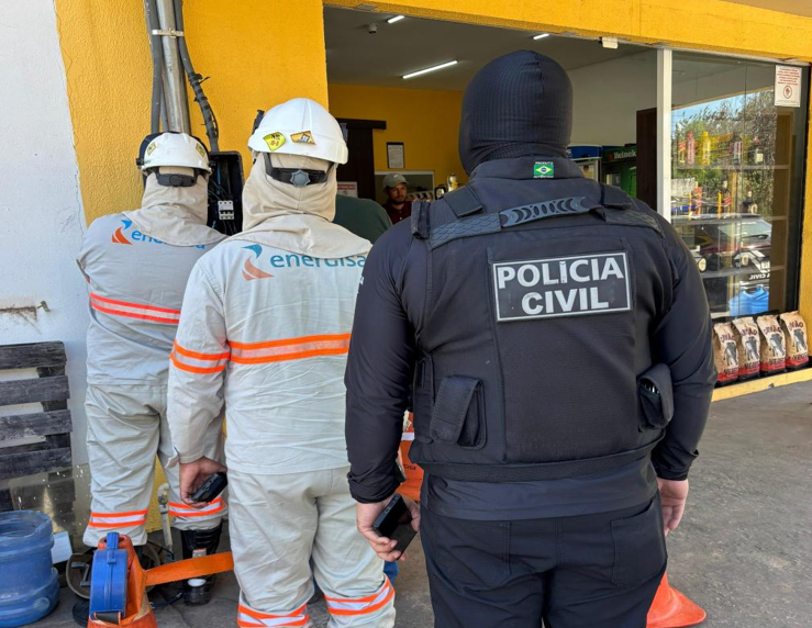 Estabelecimentos s�o alvos de opera��o da Pol�cia Civil por fraude em medidores de energia