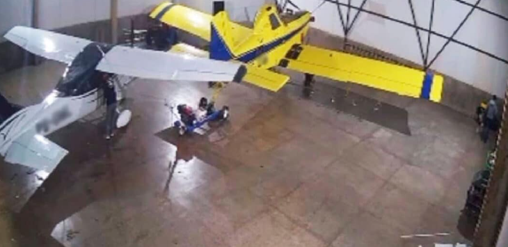 Criminosos invadem fazenda e tentam roubar avi�o em Tabapor�